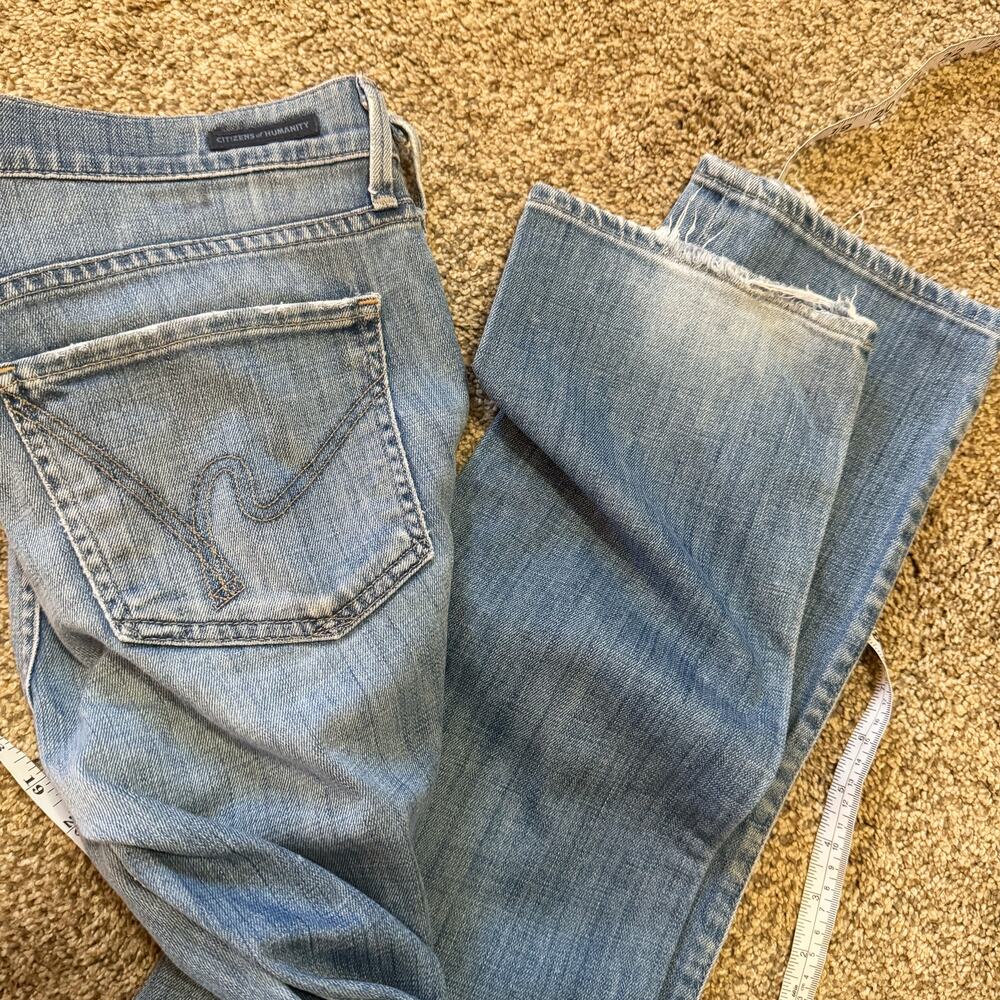 Citizens of Humanity Light Wash Low Rise Straight Leg “Ava” Jeans 30 - Picture 4 of 6